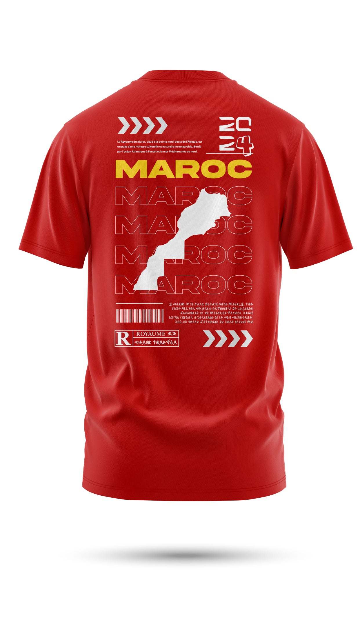 T-shirt Maroc en coton bioThe Face Atlas