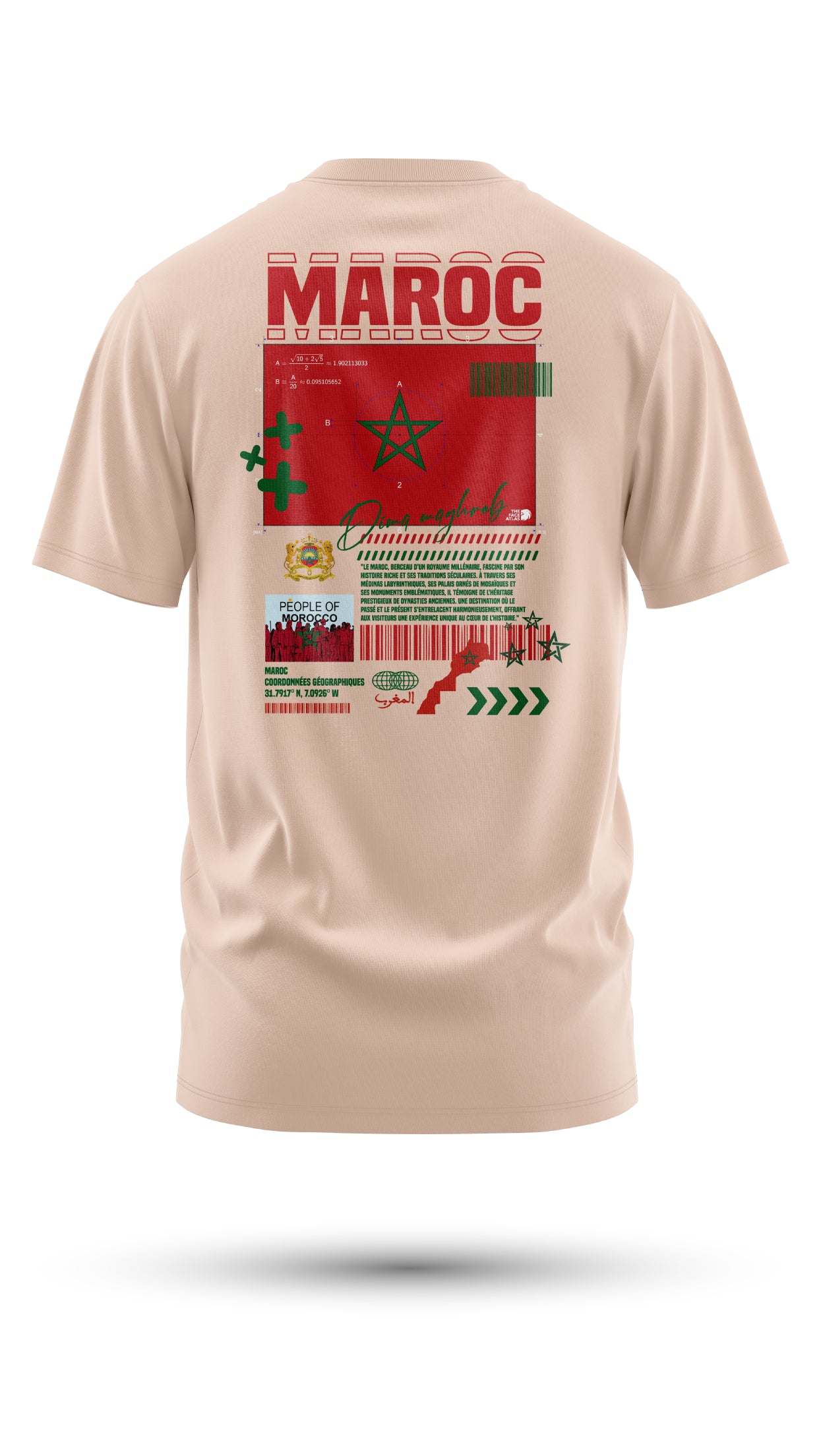 T-shirt maroc en coton bio