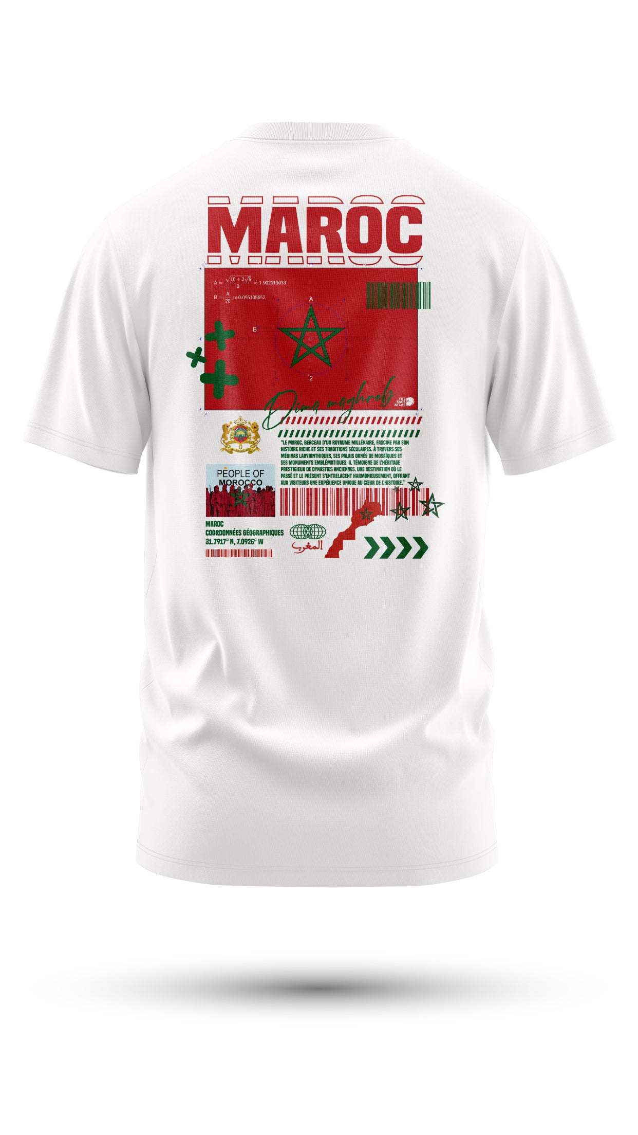 T-shirt maroc en coton bio