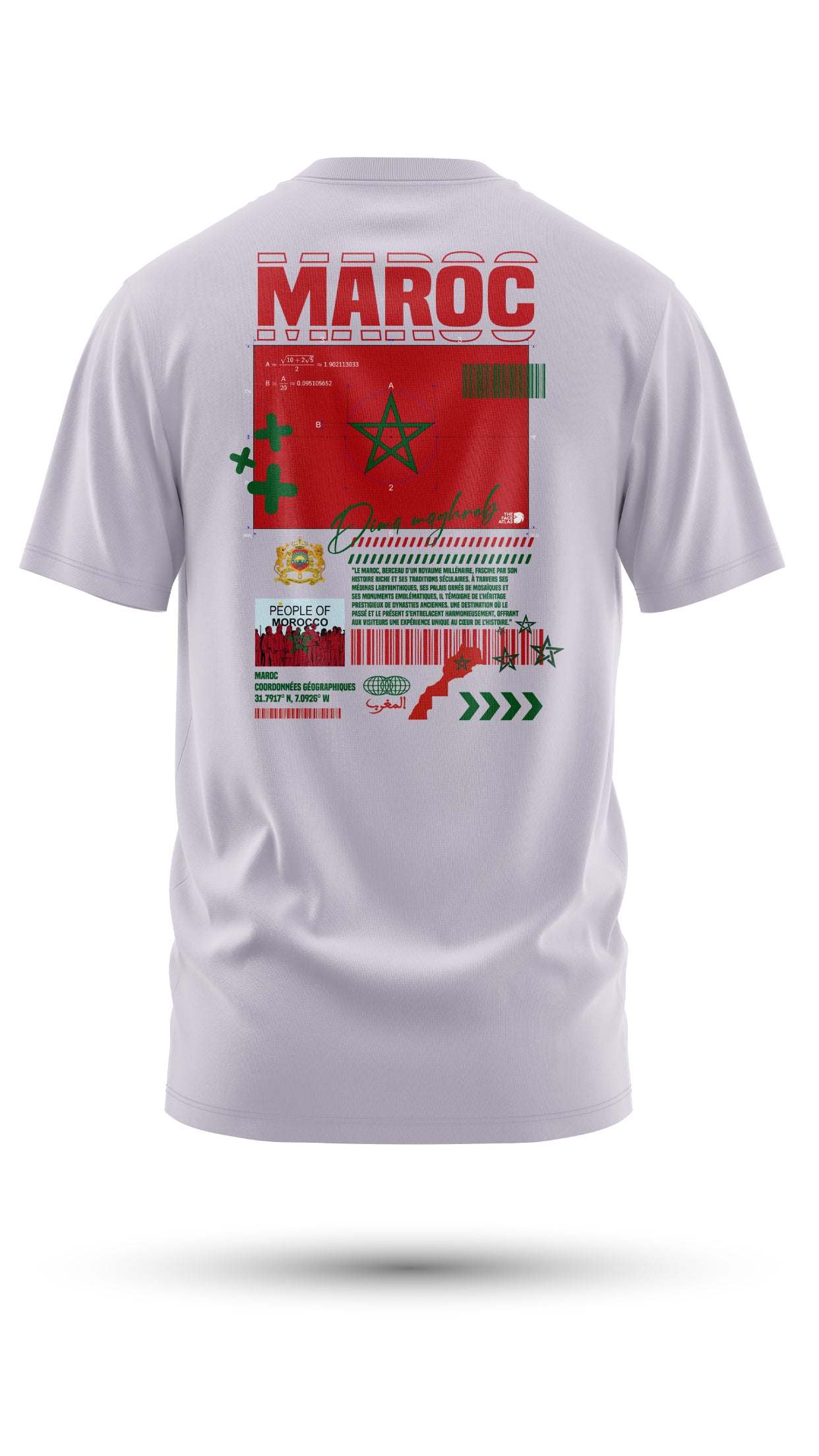 T-shirt maroc en coton bio