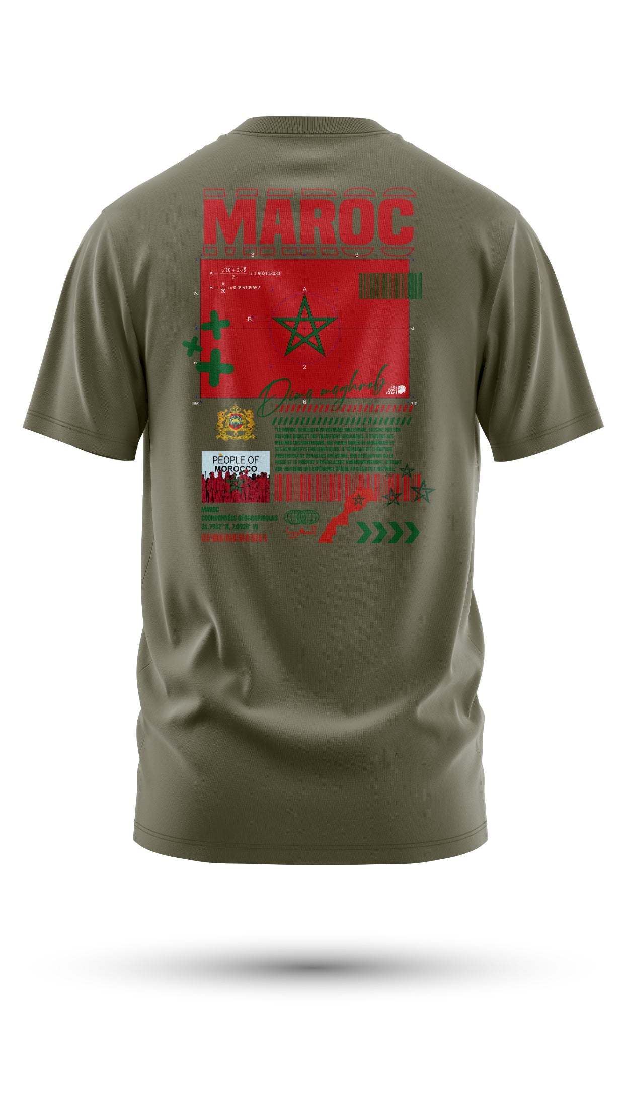 T-shirt maroc en coton bio