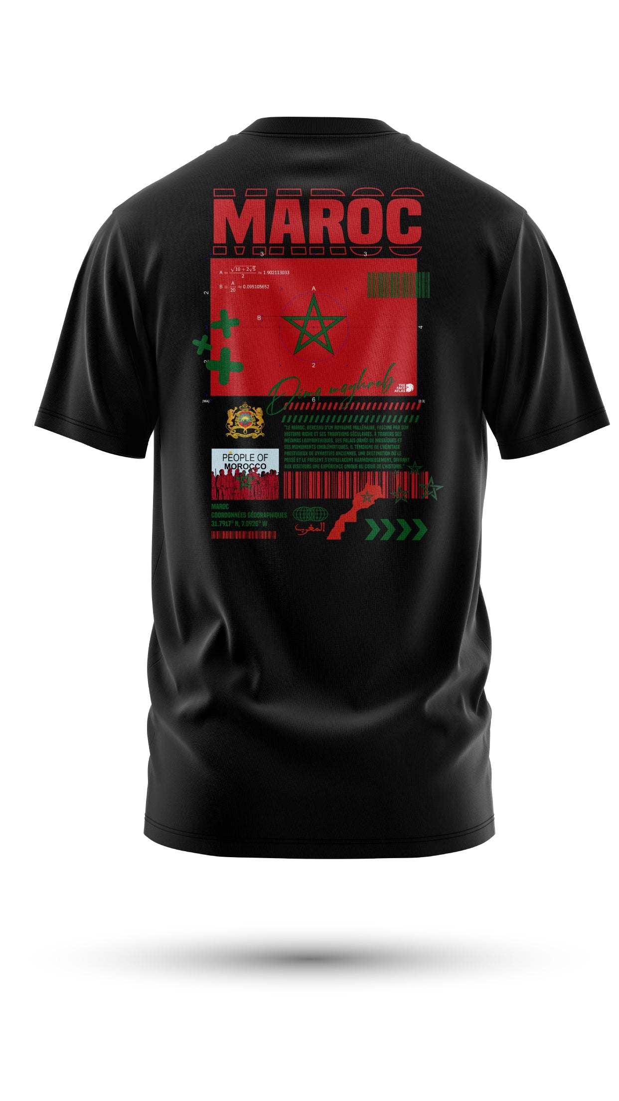 T-shirt maroc en coton bio