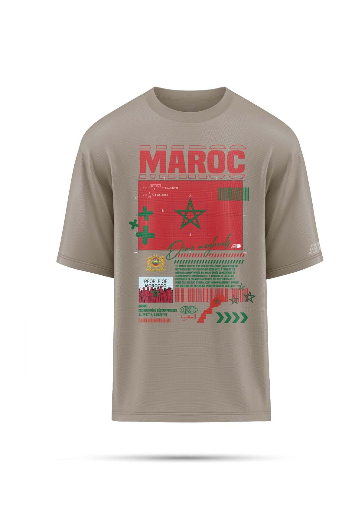 T-shirt oversize maroc