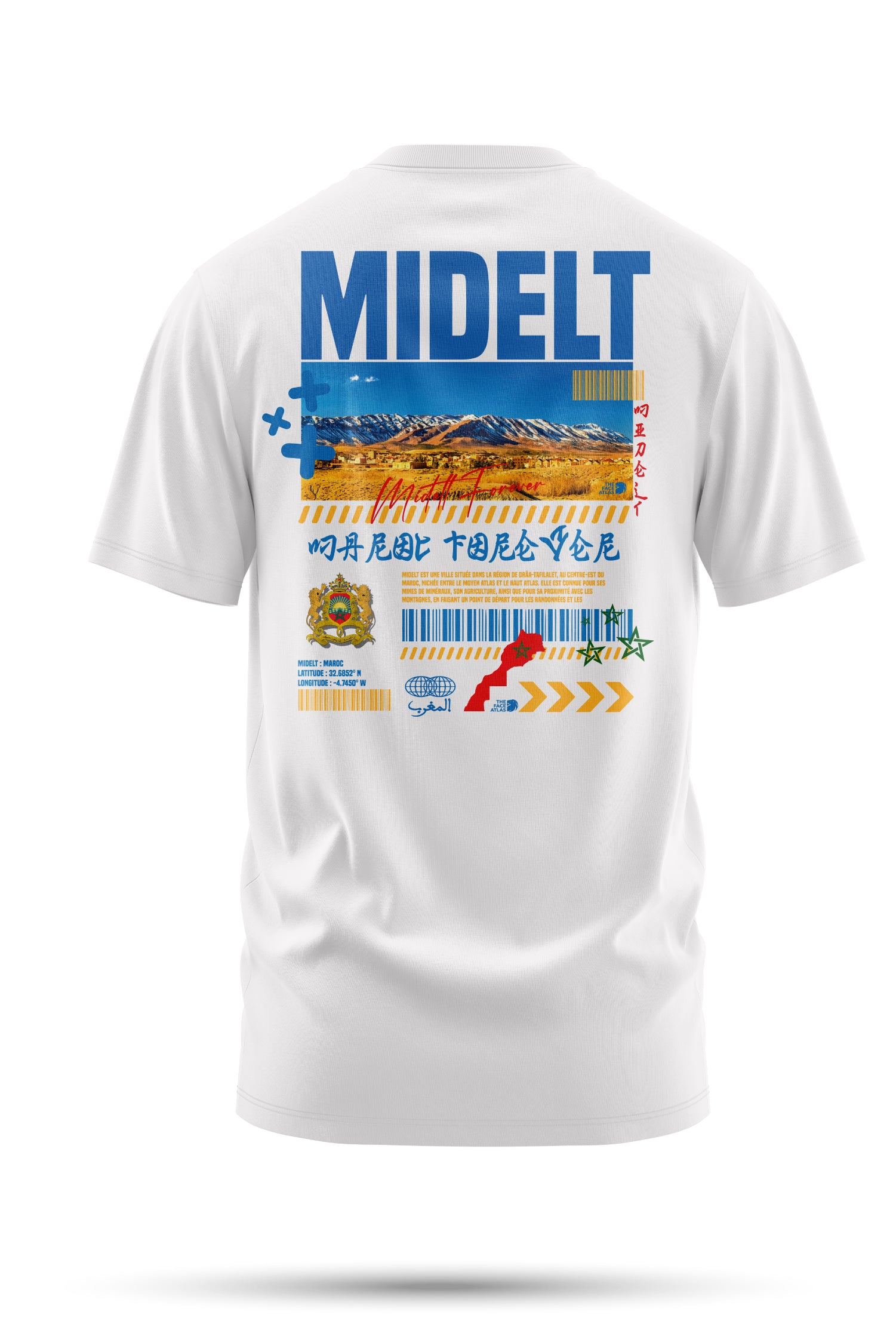 T-shirt Midelt en coton bio