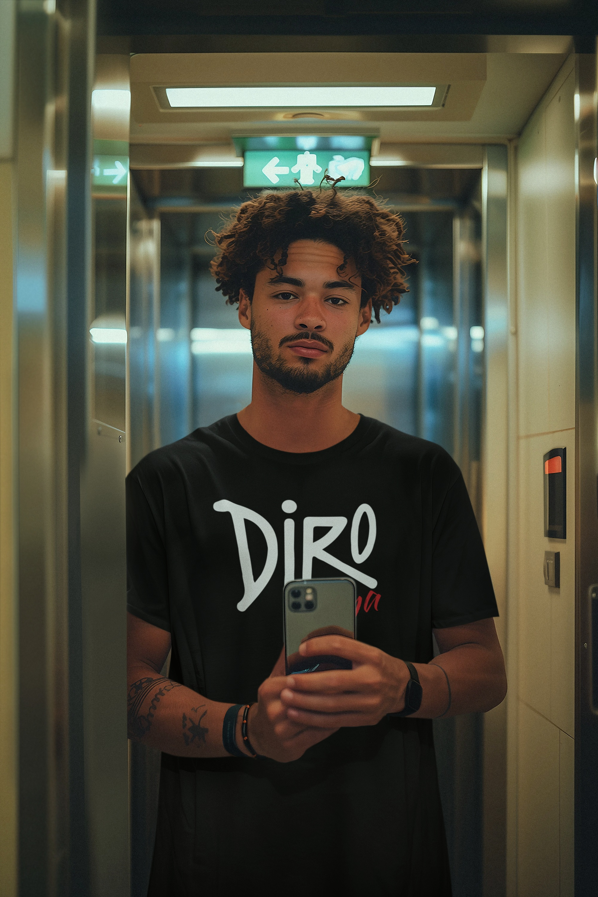 T-shirt "Diro Niya" - L'Intention et la Réussite Marocaine