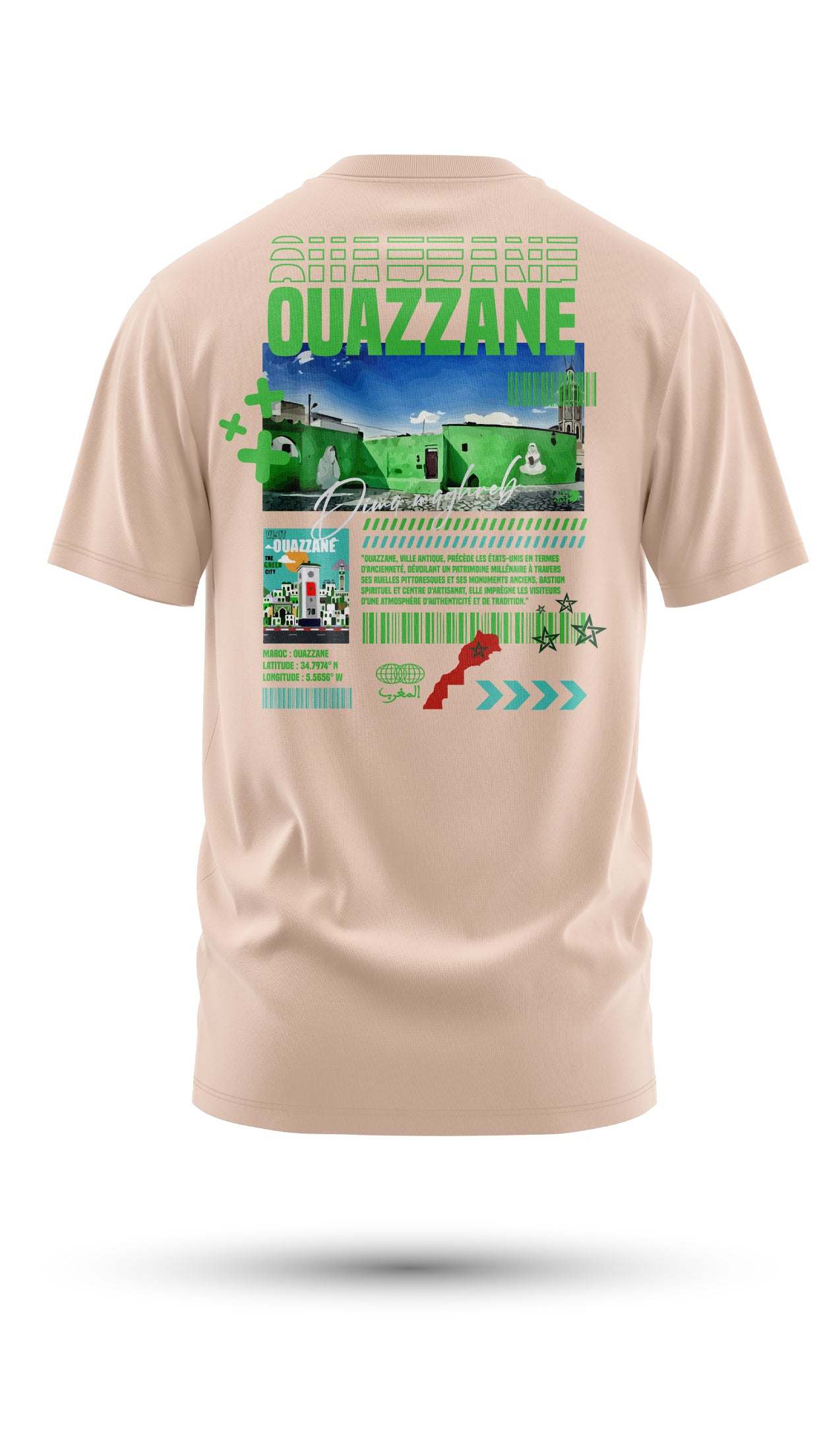 T-shirt ouazzane en coton bio