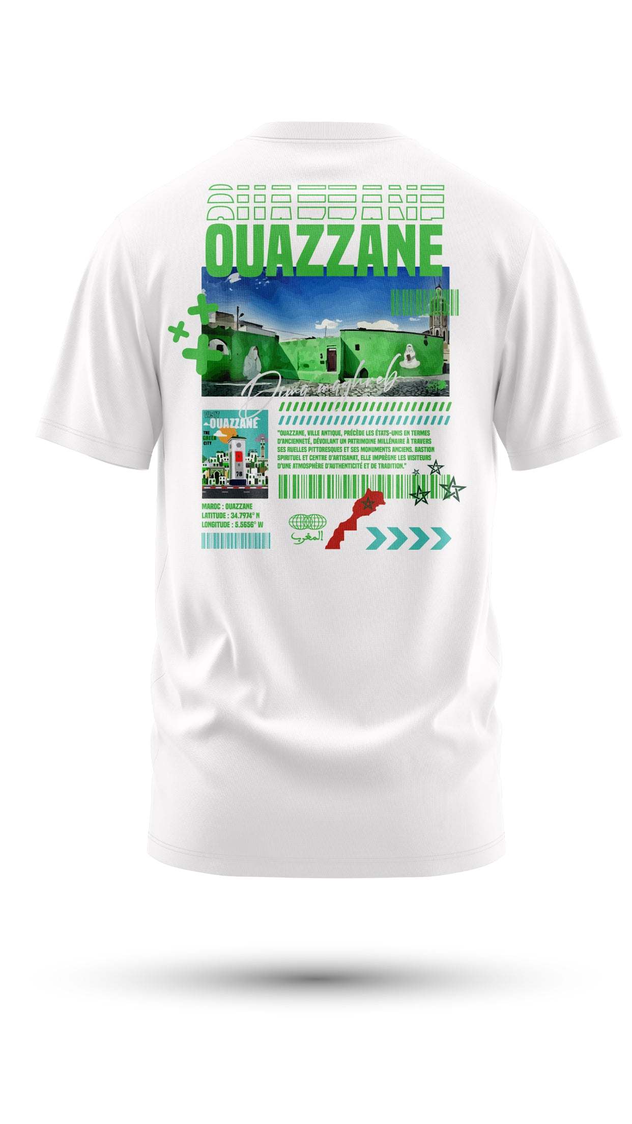 T-shirt ouazzane en coton bio