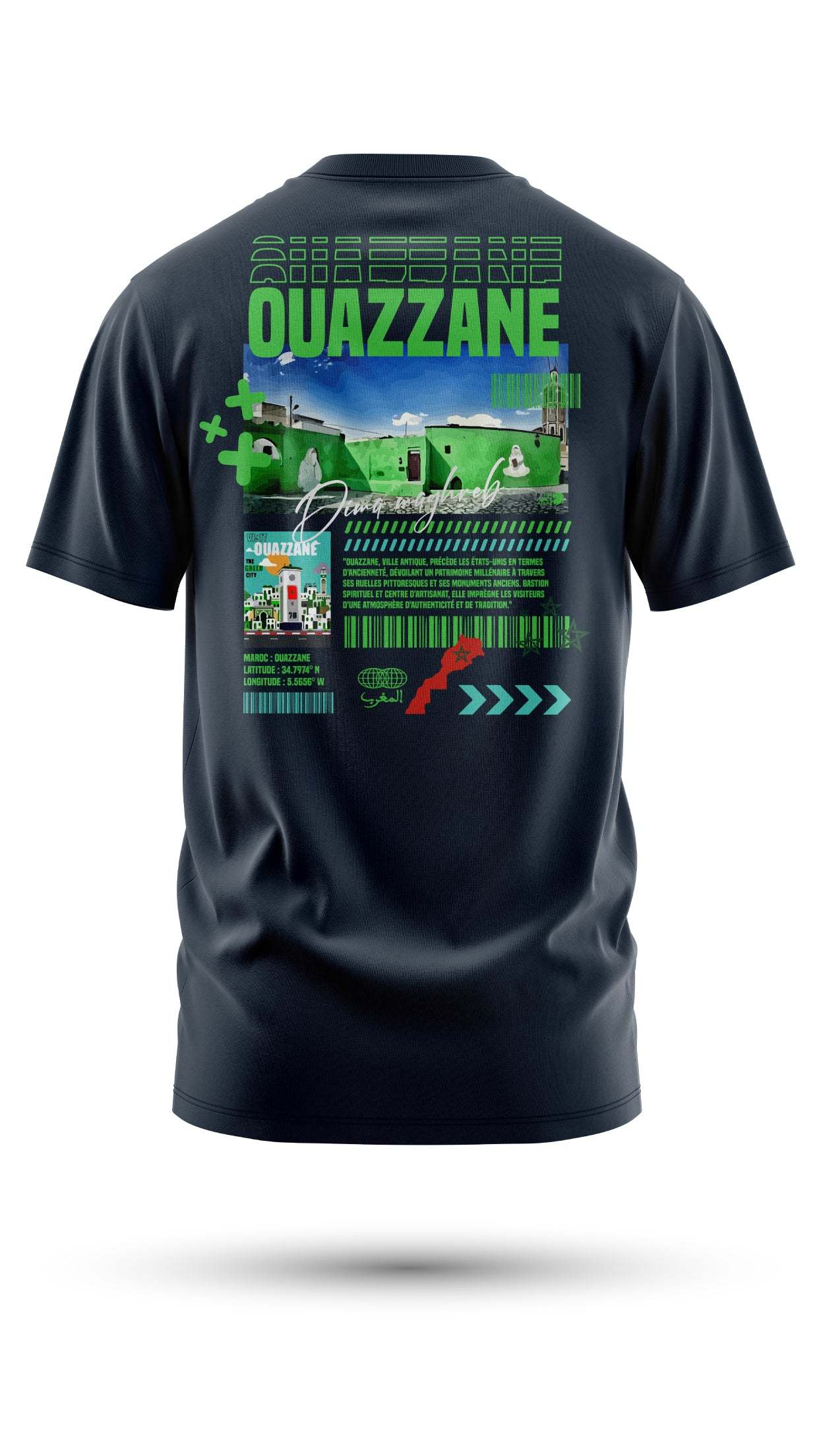 T-shirt ouazzane en coton bio