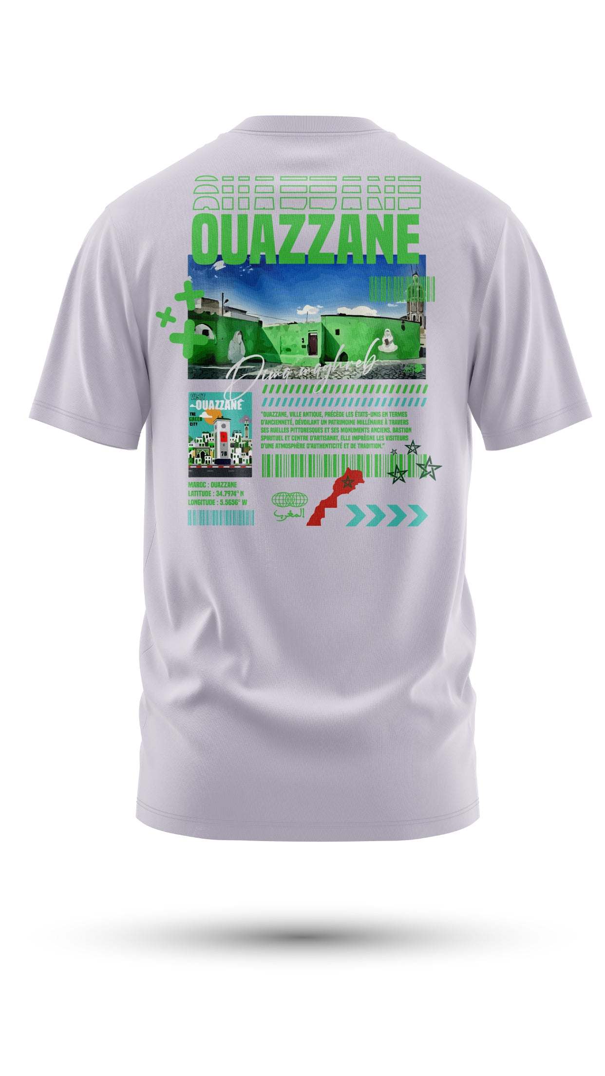 T-shirt ouazzane en coton bio