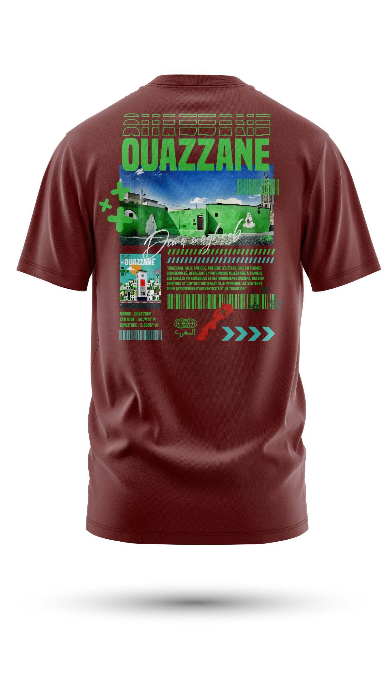 T-shirt ouazzane en coton bio