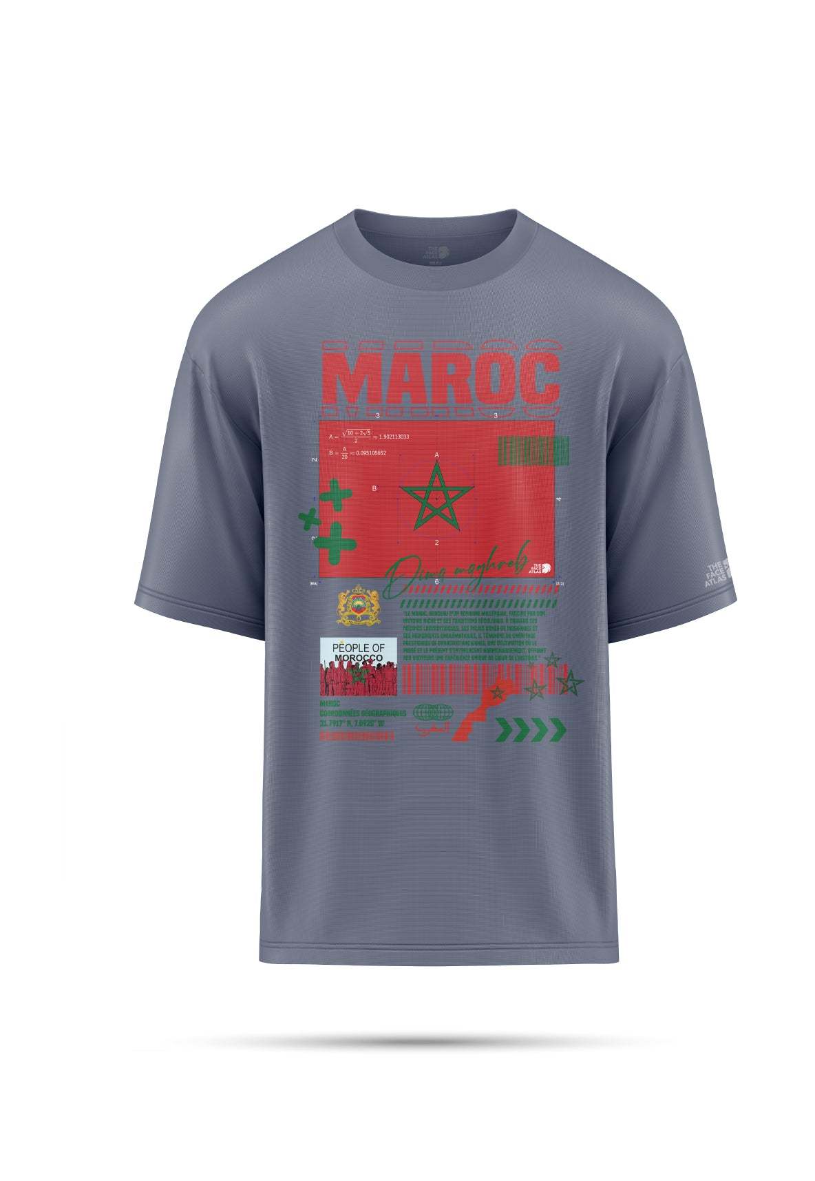 T-shirt oversize maroc