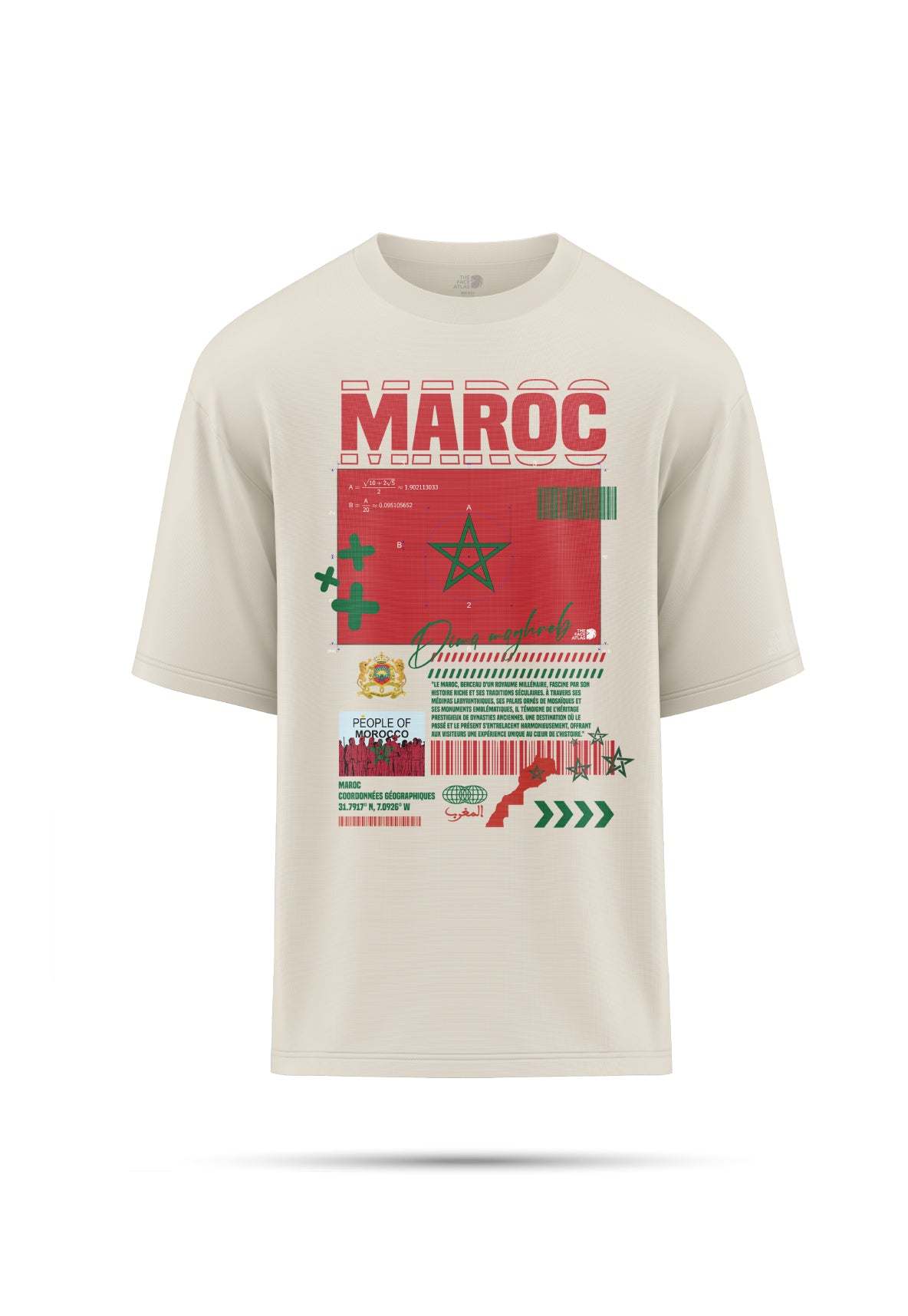 T-shirt oversize maroc