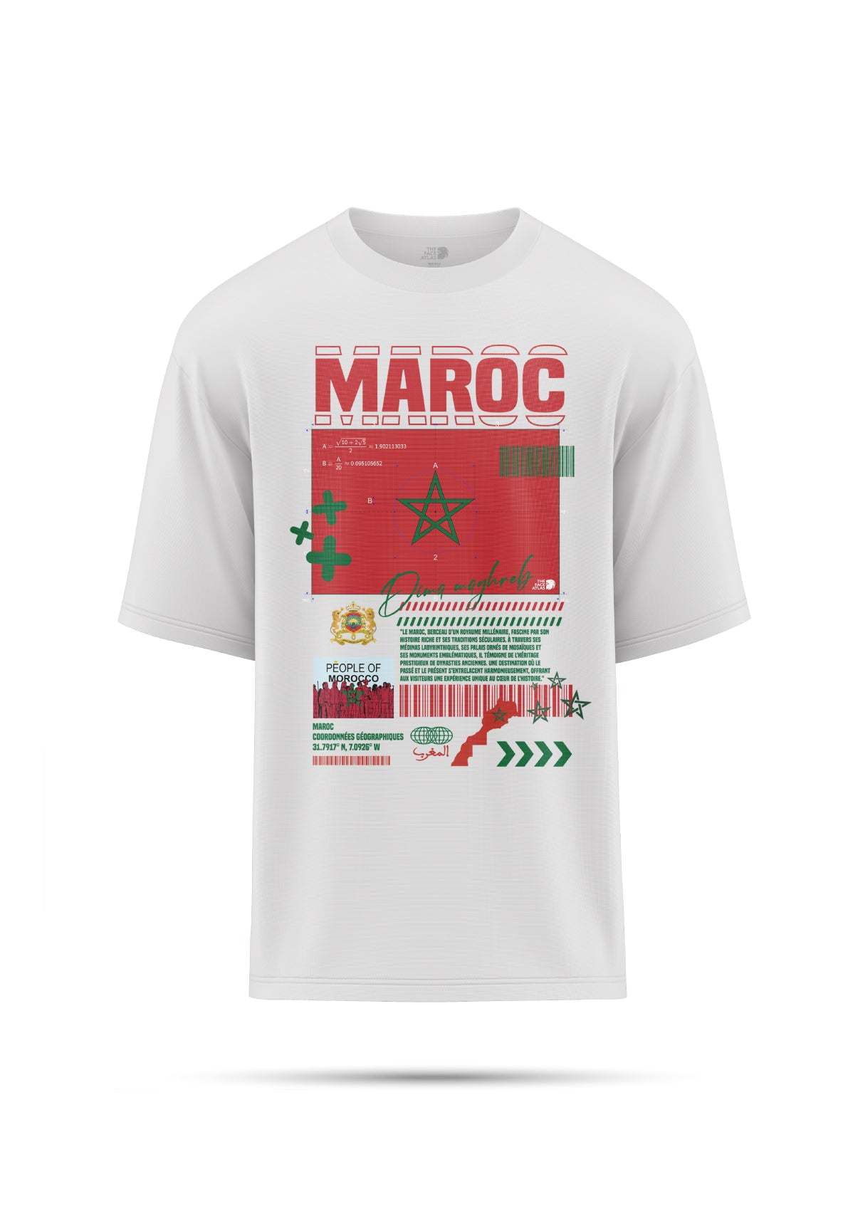 T-shirt oversize maroc