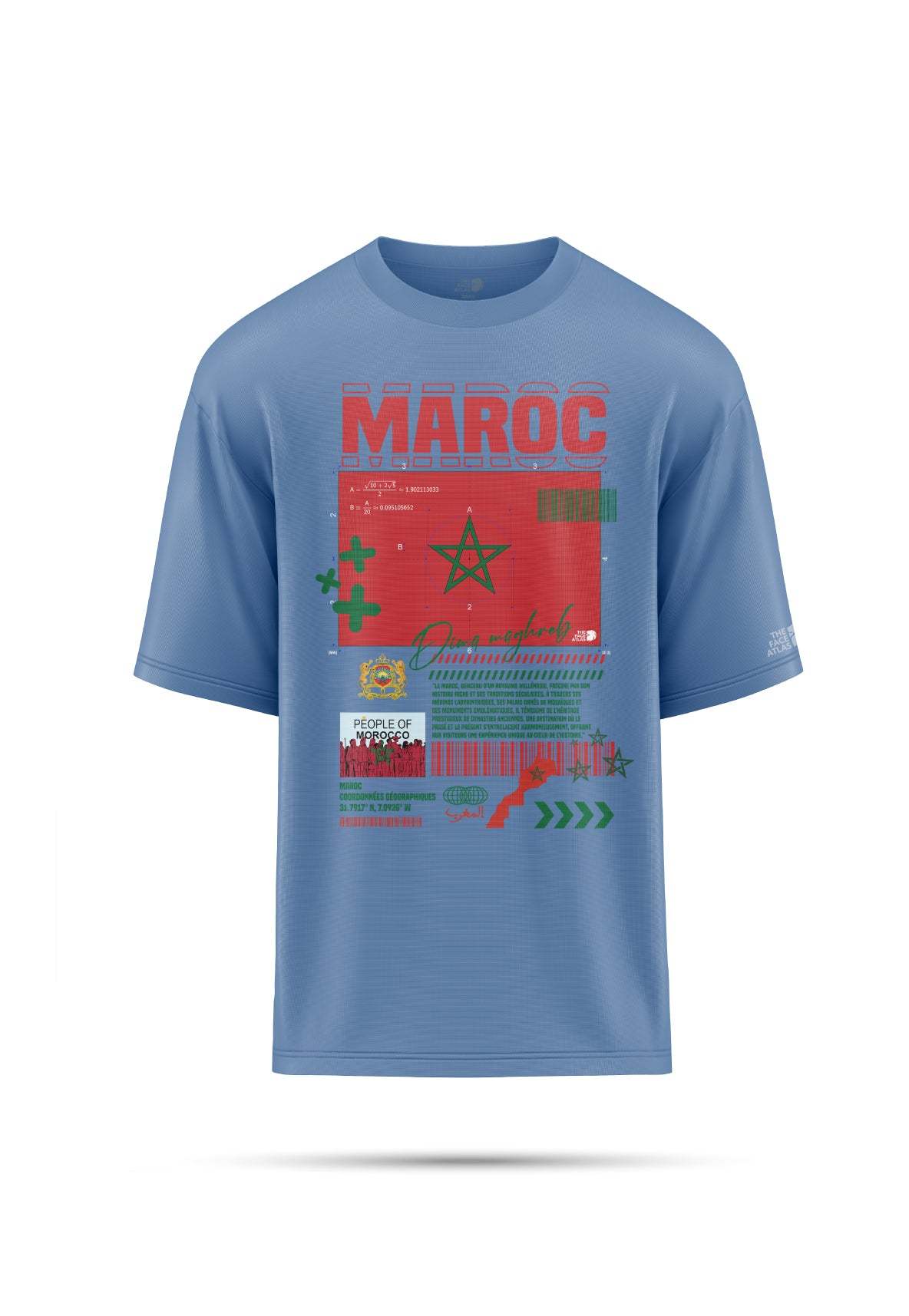 T-shirt oversize maroc