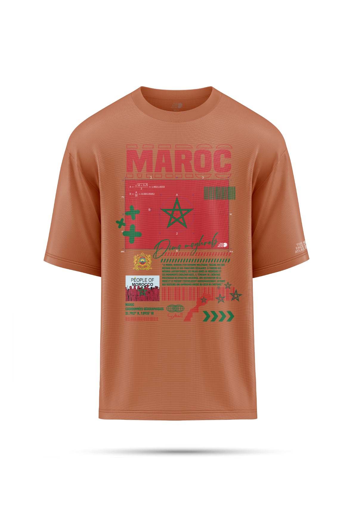 T-shirt oversize maroc