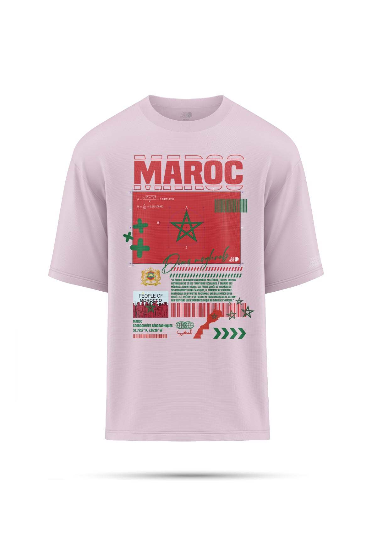 T-shirt oversize maroc