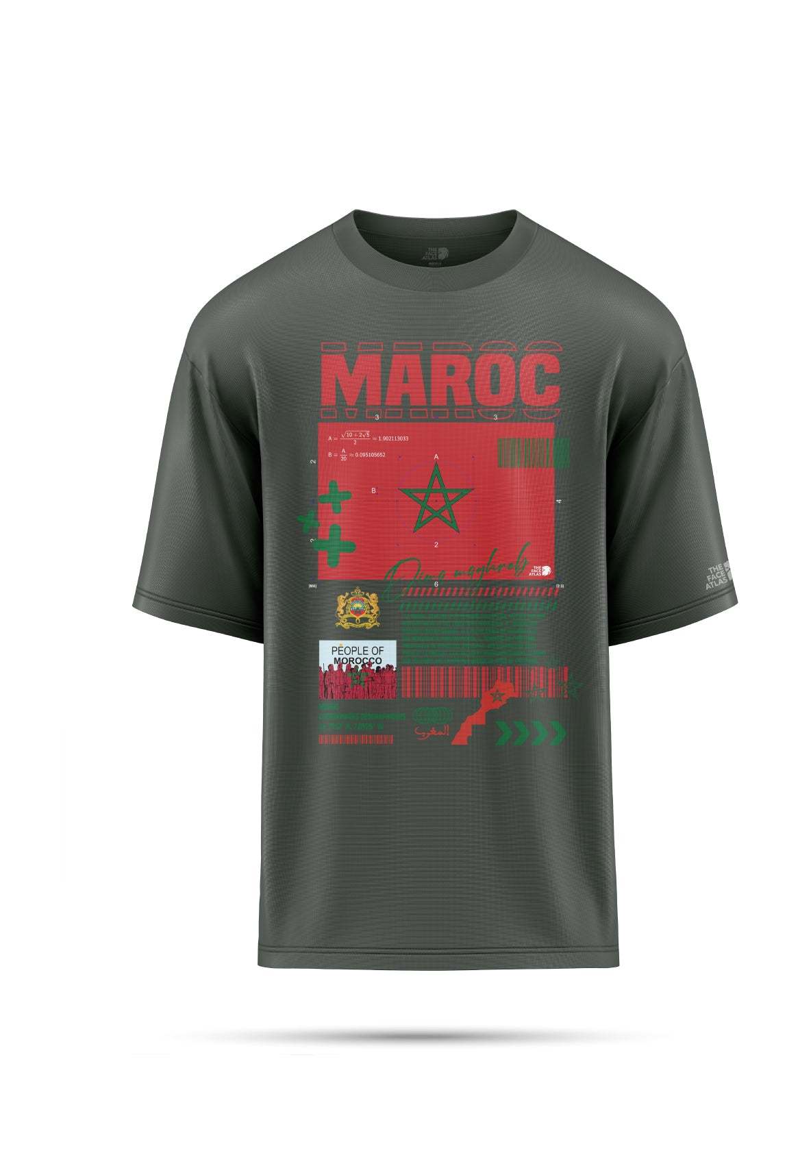 T-shirt oversize maroc