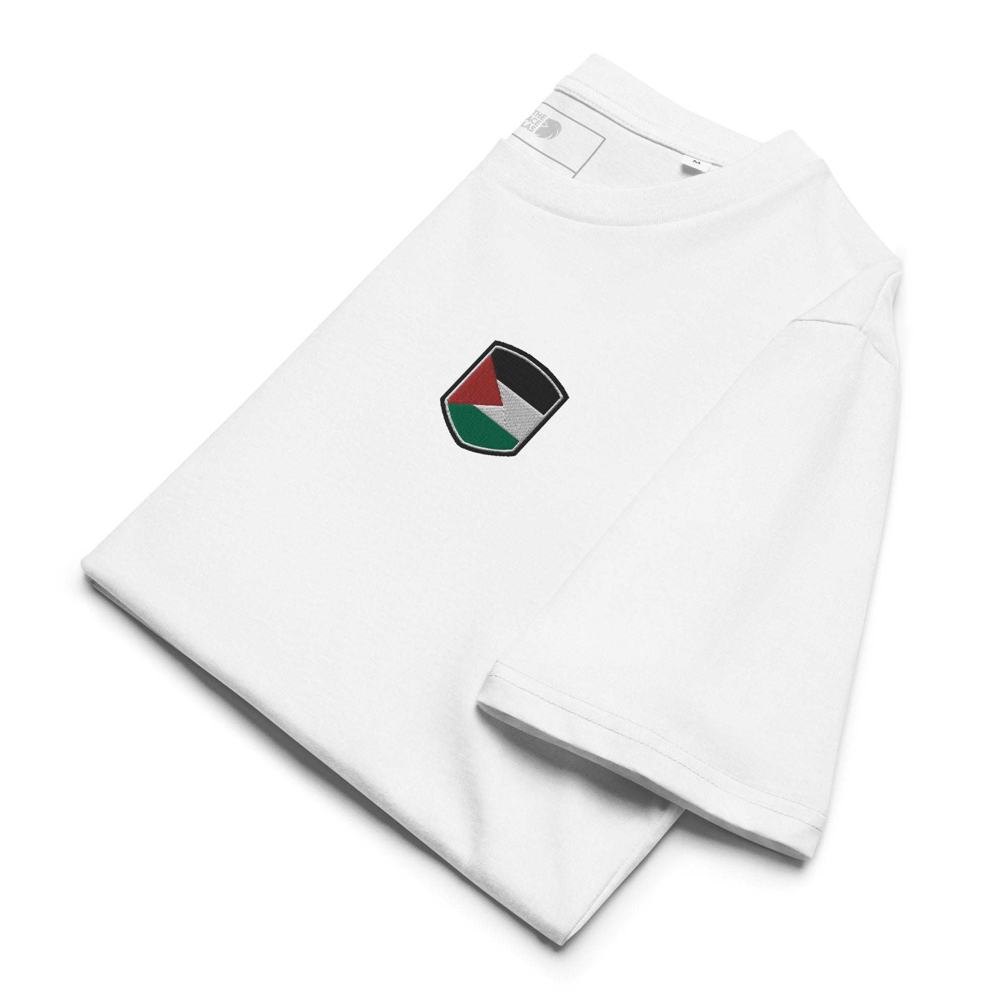 T-shirt palestine avec Écusson Brodé