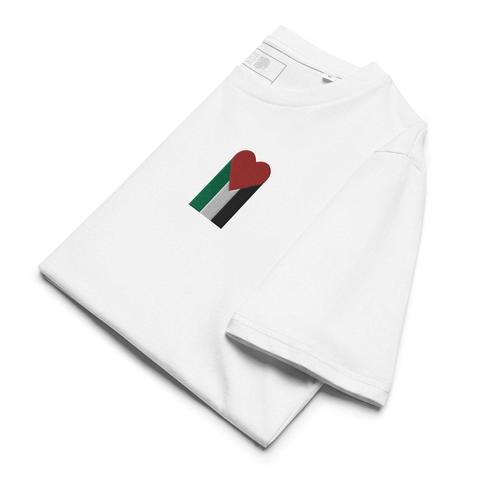 T-shirt palestine en coton biologique